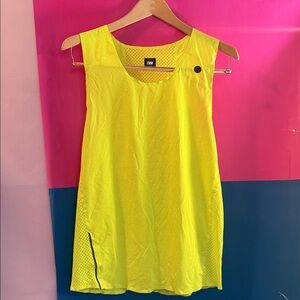 Ciele Athletics Elite RCDSinglet - Neon Yellow Race Day Running Tank - Small